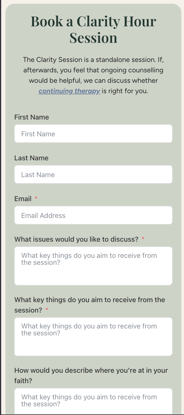 Therapy with Buks website screenshot